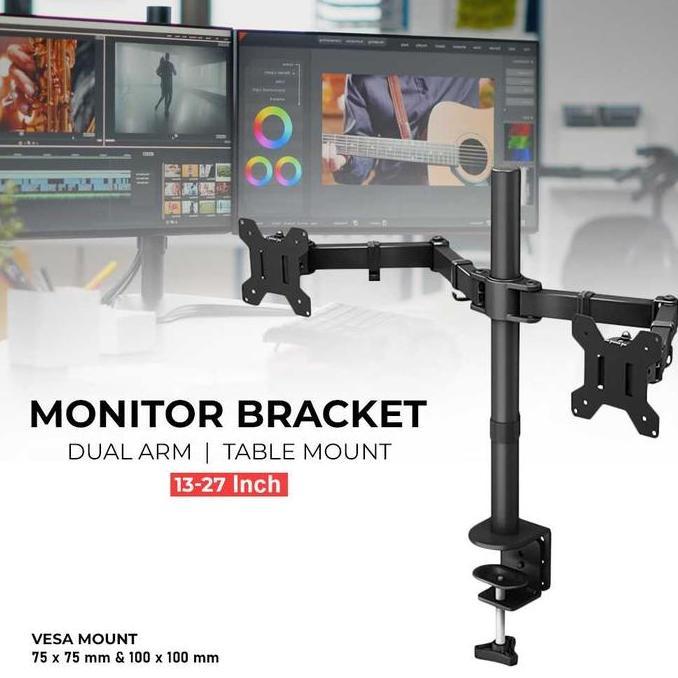 TERLARIS BRACKET MONITOR BRAKET TV BREKET PC COMPUTER STAND KOMPUTER 13 14 15 16 17 18 19 20 21 22 2