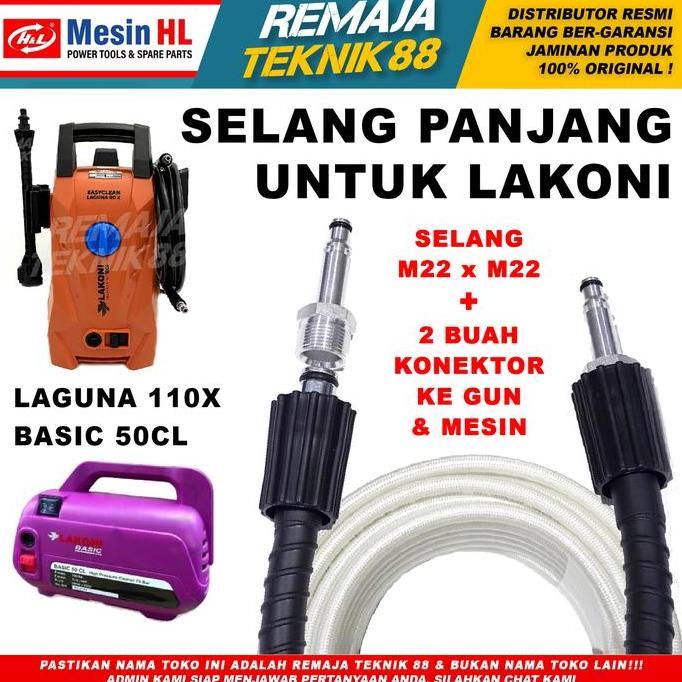 Murah Selang Jet Cleaner Lakoni Basic 50 Cl - Lakoni Laguna 110 X - Selang Mesin Steam 10 Meter 15 M
