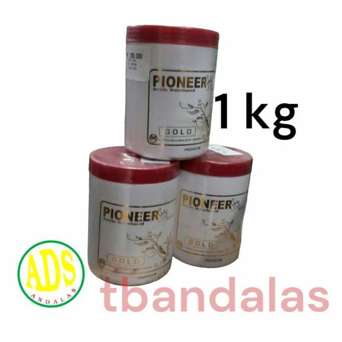 PIONEER Cat warna emas gold campur air WATERBASE