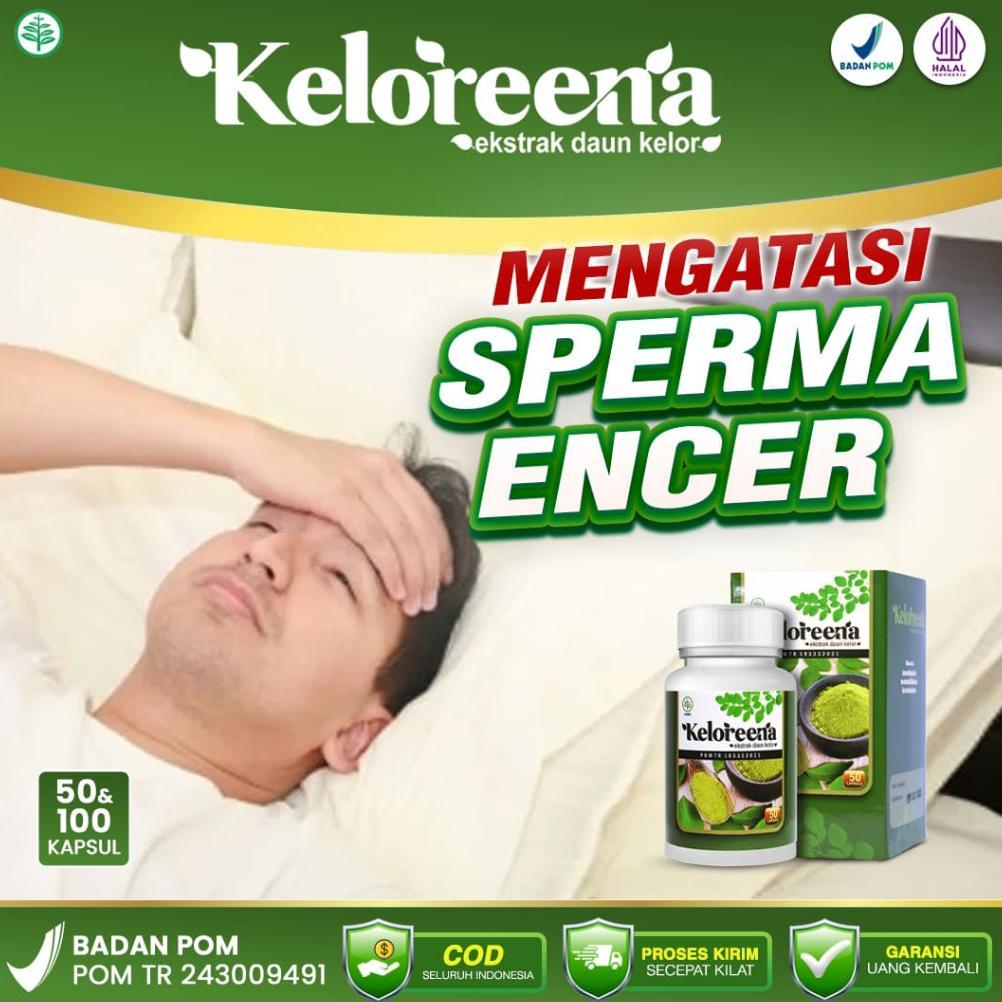 (Terbaru) Keloreena Obat Sperma Encer Pengental Sperma Penambah Sperma Kesuburan Pria Ejakulasi Dini