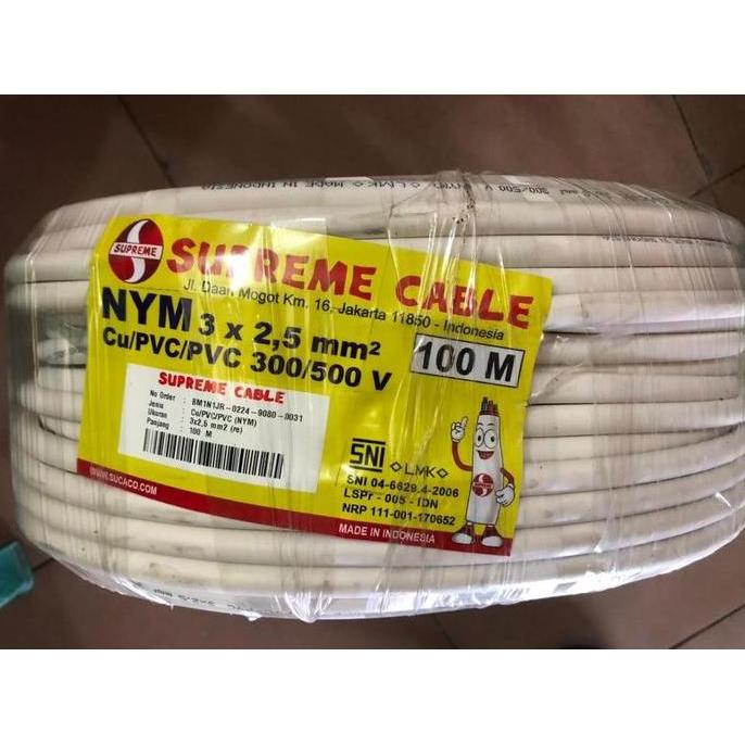 Kabel Tunggal NYM 3 x 2.5 mm / NYM 3x2.5 nym 3 x 2,5 Supreme
