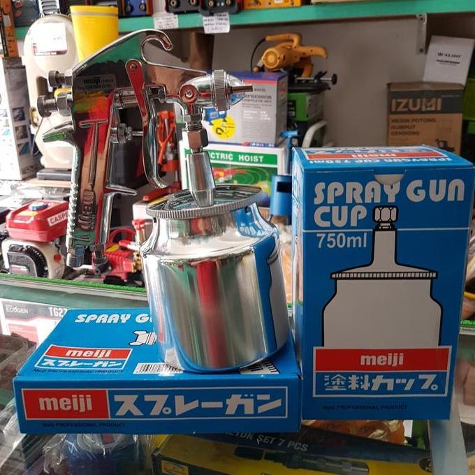 HARGA DISC - MEIJI AIR SPRAY GUN F75 TABUNG BAWAH F-75 GUN CAT F 75