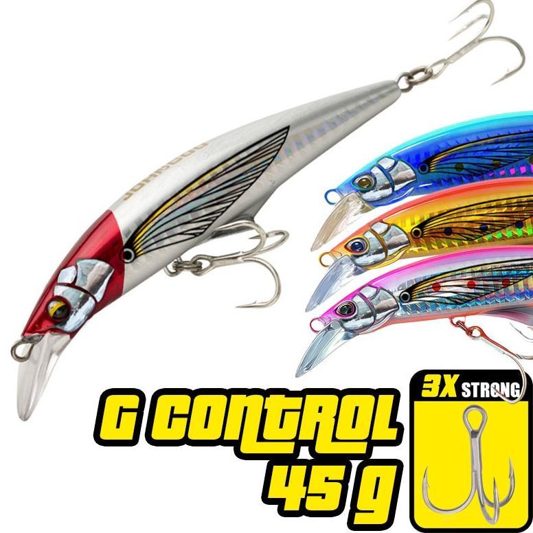 Minnow 45g Max Blazin Long Cast Trolling Special Umpan Pancing Casting Heavy Sinking G Control Disko