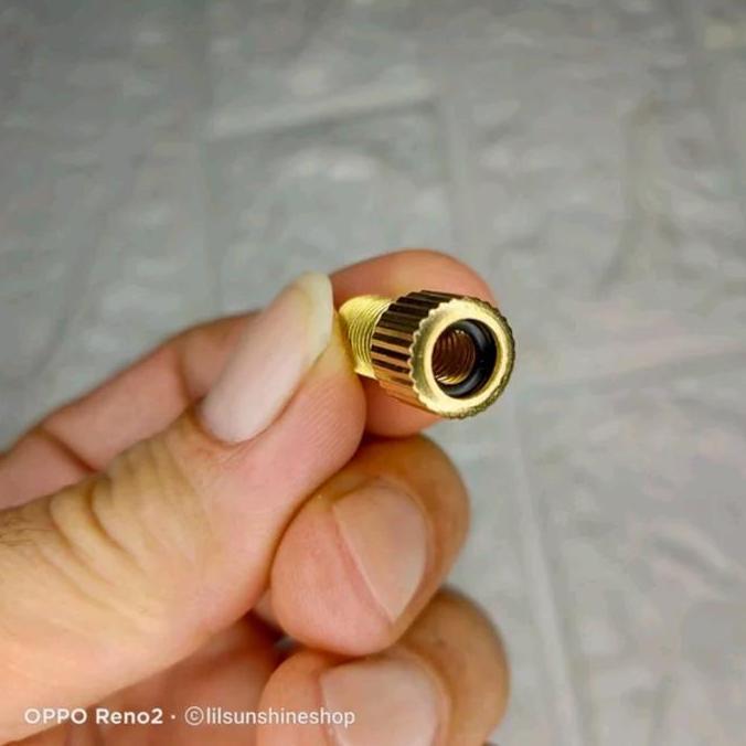 Adaptor Cop Pompa Ban Dalam Sepeda MTB Roadbike Fixie Pentil Presta FV STRUMMER Taiwan