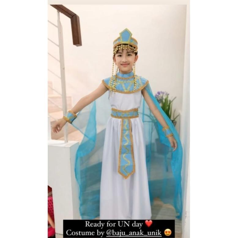 Best Seller Kostum Cleopatra/ Kostum Ratu Mesir / Kostum King Egypt / Kostum Raja Mesir / Baju Raja 