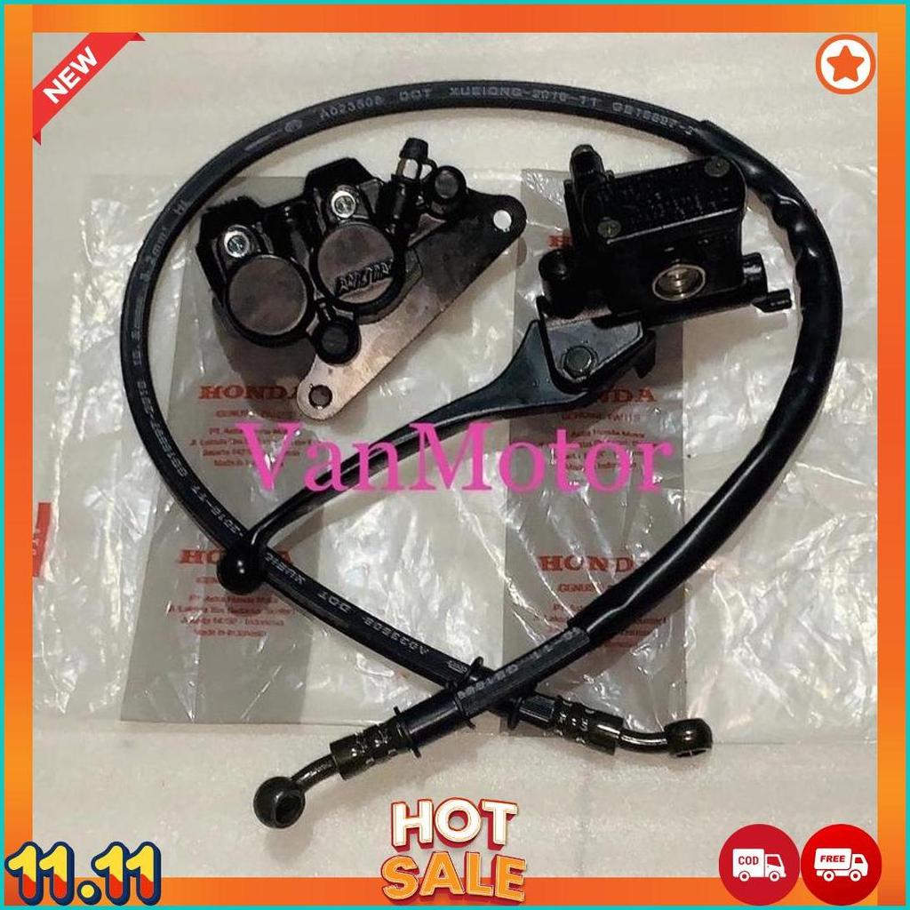 Kaliper Cakram Pala Babi Depan Karisma Supra X 125 Supra Fit New Lama Honda Asli Nissin Set Master R