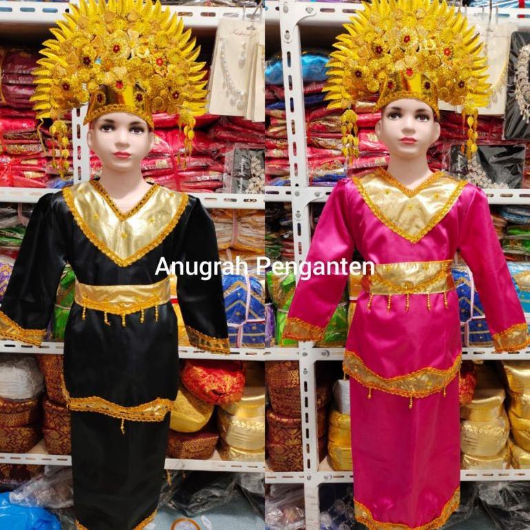 Diskon Baju Carnaval Minang Anak Perempuan/Baju Tari Minang Tk-Sma