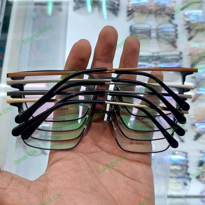 frame kacamata pria titanium sport porsche design 90 05 Grade Original