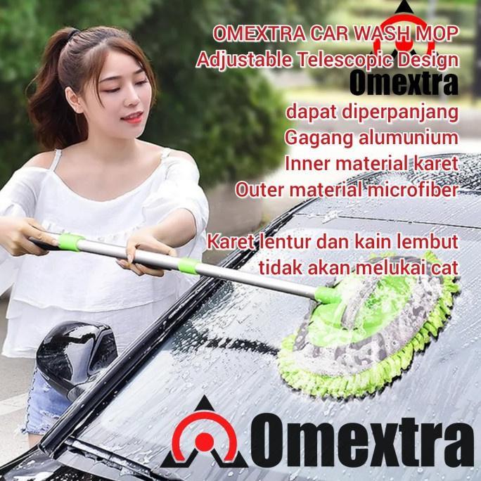 NEW Telescopic Car Wash Mob Omextra Kain Cuci Mobil Kain Microfiber Lap Pel [terbaik][terlaris]