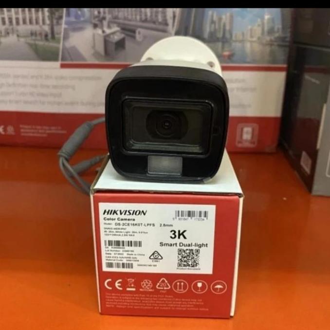 TERLARIS KAMERA CCTV COLORVU DUAL LHT AUDIO 3K 5MP HIK
