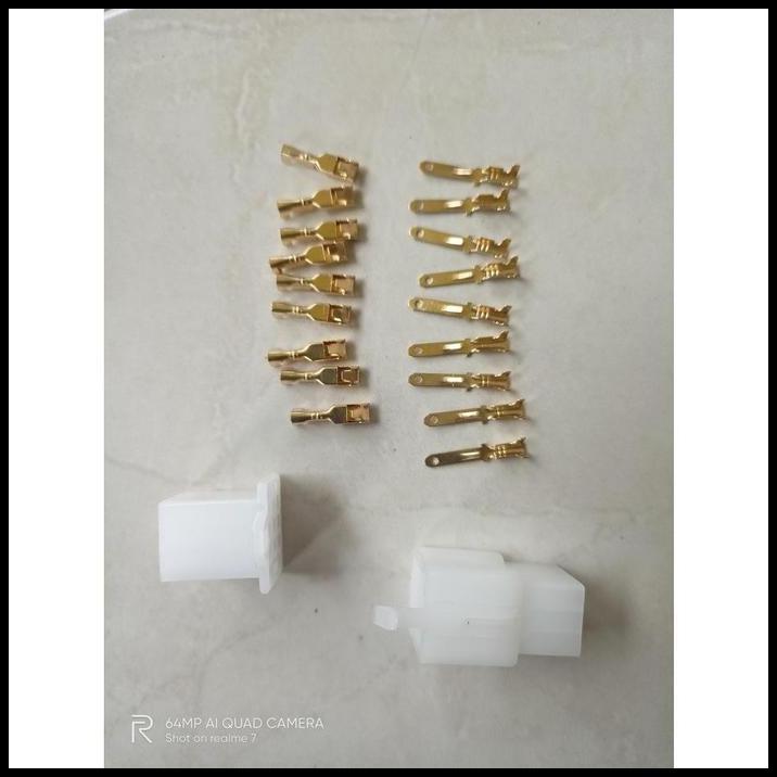 TERLARIS SOKET KABEL 9 PIN SKUN KECIL PUTIH / SOCKET KABEL 9 PIN SKUN KECIL 