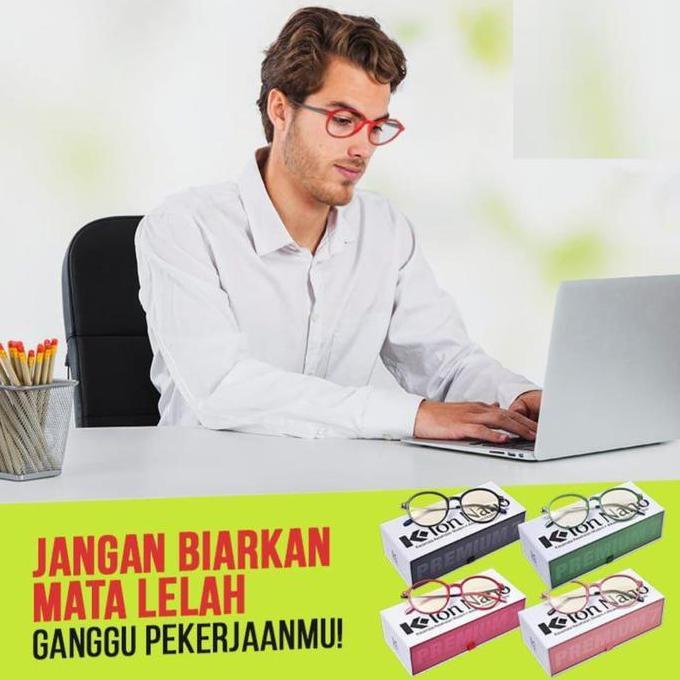 Kacamata K ion nano Premium 7 Original Klink.K ion Nano Premium 7.Kacamata K ion Nano Pria Wanita. B