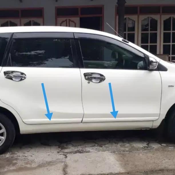 ALL AVANZA XENIA VELOZ 2012 SIDE MOULDING GARNIS LIST BODY WARNA BEST QUALITY