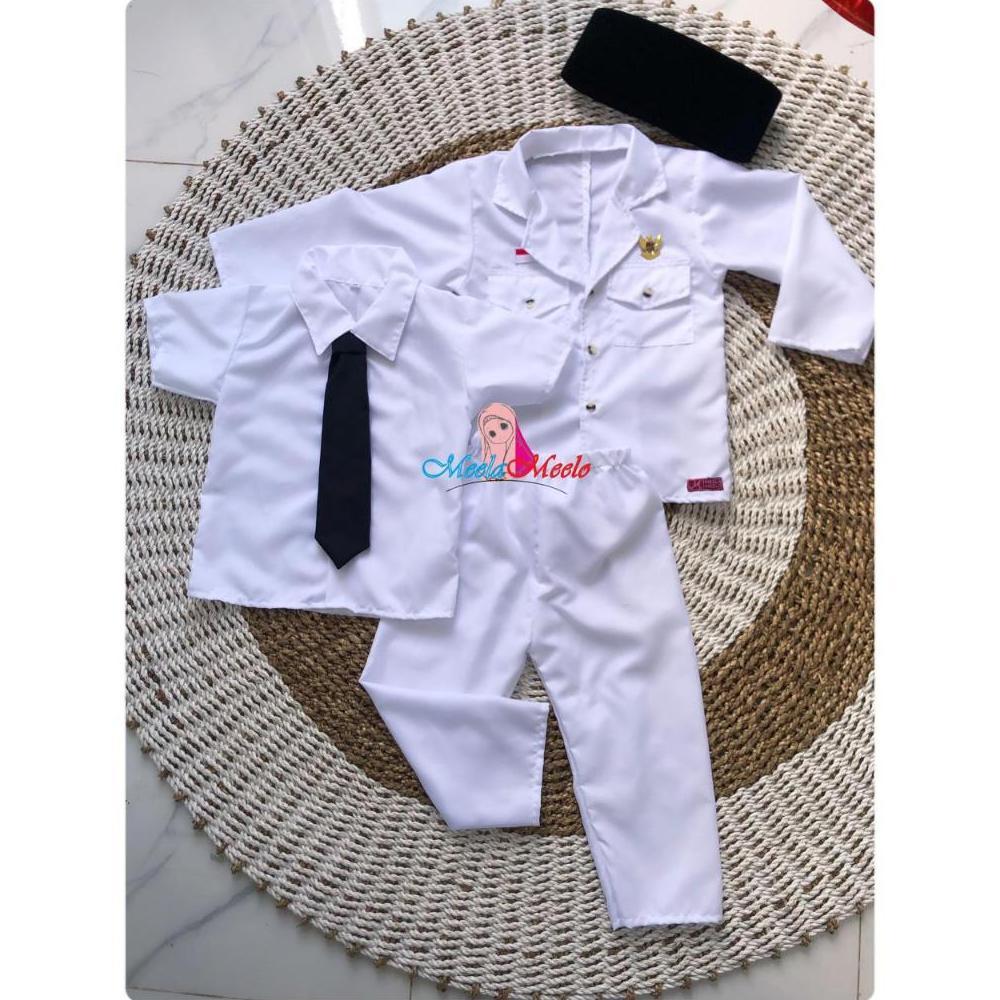 Best Seller Kostum Soekarno/Kostum Soekarno Anak/Kostum Pahlawan Bayi/Kostum Pahlawan Anak/Kostum Ke