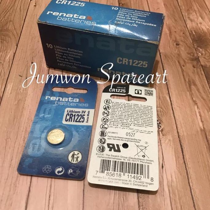 Baterai Renata CR1225 Original Lithium 3V Renata 1225 Lithium 3V