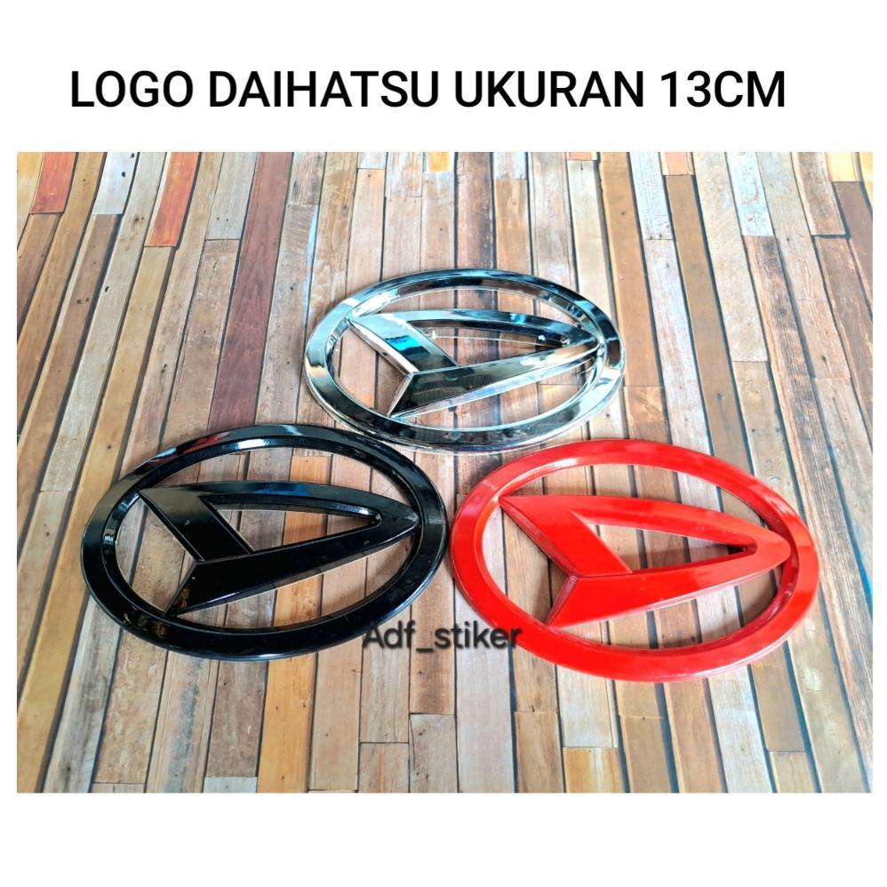 NEW Emblem logo Belakang Xenia sigra ayla / Logo daihatsu xenia 2012 - 2022 ukuran 13cm / Logo depan