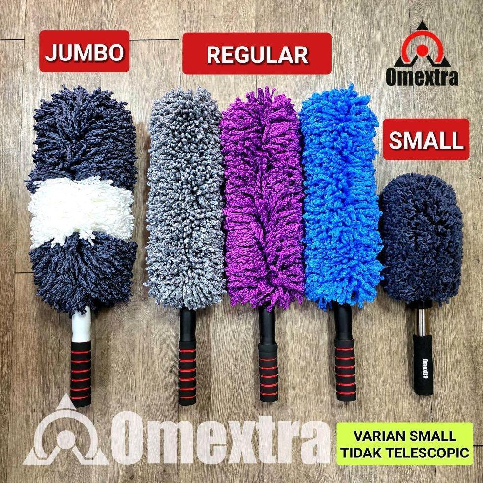 NEW Telescopic Omextra Microfiber Duster Kemoceng Tebal Mikrofiber Lap CF kemoceng mobil [terbaik][t
