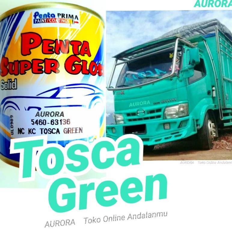 NEW Cat Tosca Green Penta Super Gloss Hijau Toska Solid Ijo Biru [terbaik][terlaris]