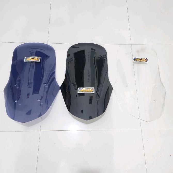 Visor Windshield Nmax Old Nmax Lama Tebal Tinggi Riben Hitam Motorcycle