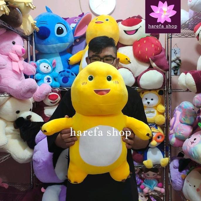 Boneka Dino Kuning Nalong Viral EJ