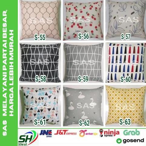 Sarung Bantal Sofa/Kursi/Cushion 55X55