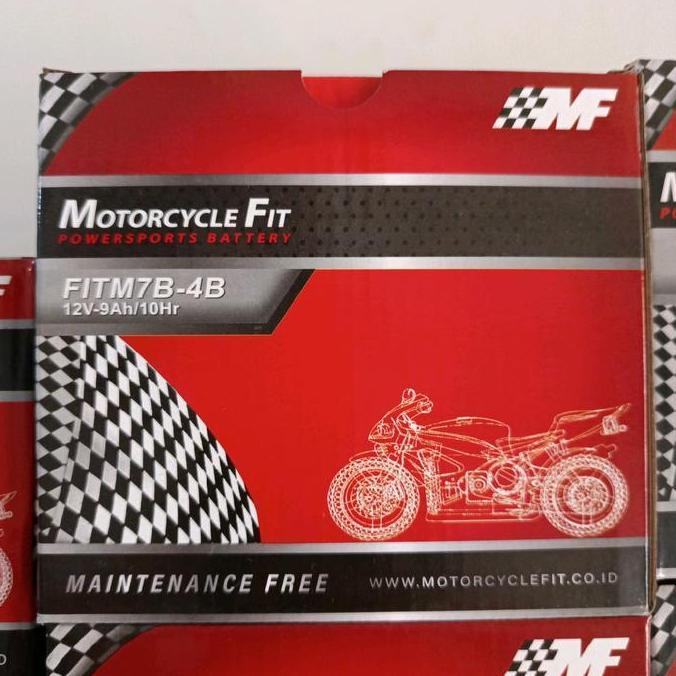 Promo Aki Motor Fitm7B4B Gm7B4B 12V 9Ah Yamaha Nouvo Scorpio Honda Tiger Cod