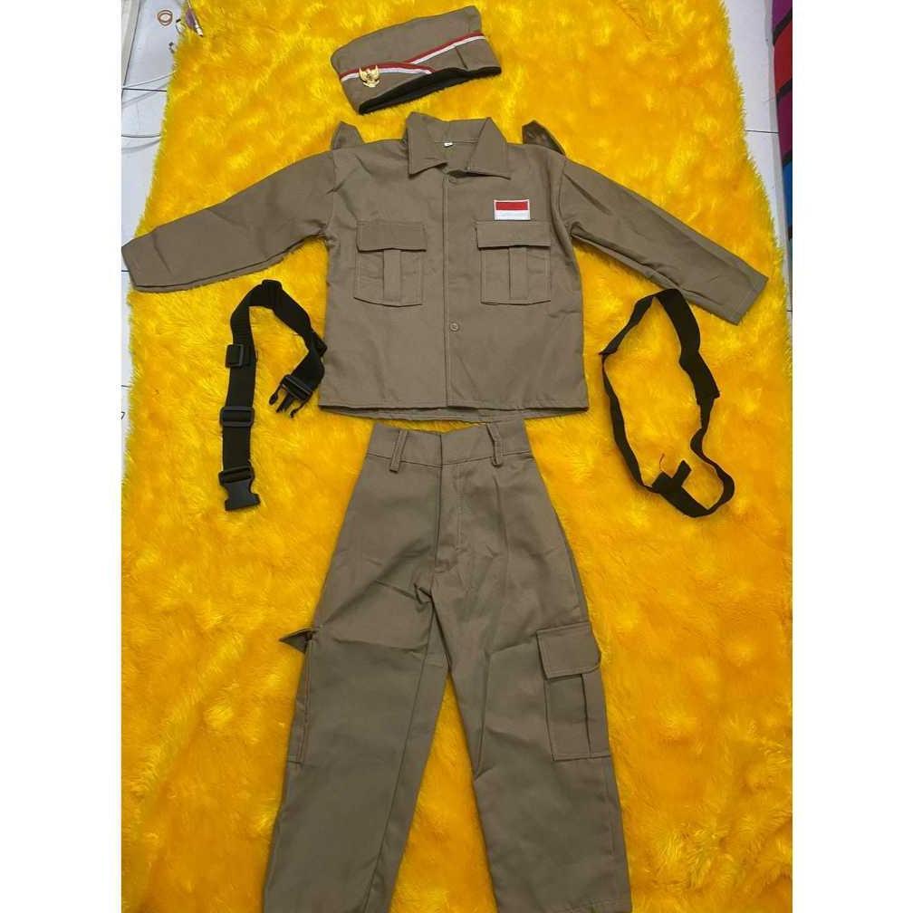 Free Ongkir Seragam Pahlawan Kostum Baju Profesi Anak Baju Kostum Anak Pejuang Kemerdekaan Anak Sera