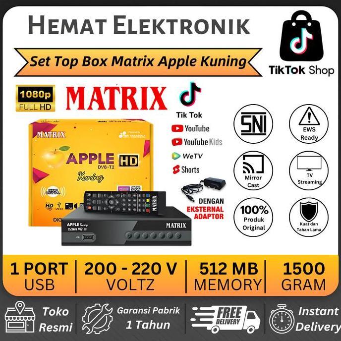 Grosir (Cod) Set Top Box Stb Tv Digital Receiver Tv Digital Dvbt2 Support Tiktok Youtube