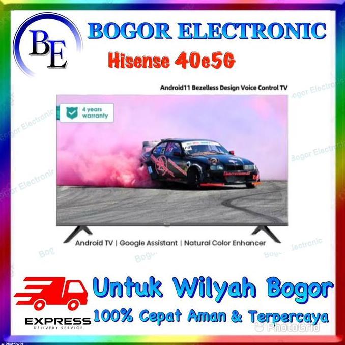 Murah Hisense Android Tv 40 Inch | 40E5G | E5G | Android 11