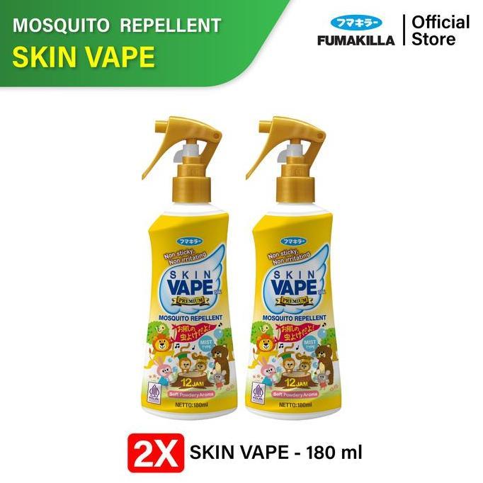 Fumakilla Skin Semprotan Pengusir Nyamuk 180ml (ISI 2)