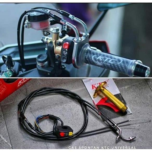 Gas Spontan Ktc Dan Saklar Gas Spontan Ninja 250 R25 Mt25 Cbr150 R15V3