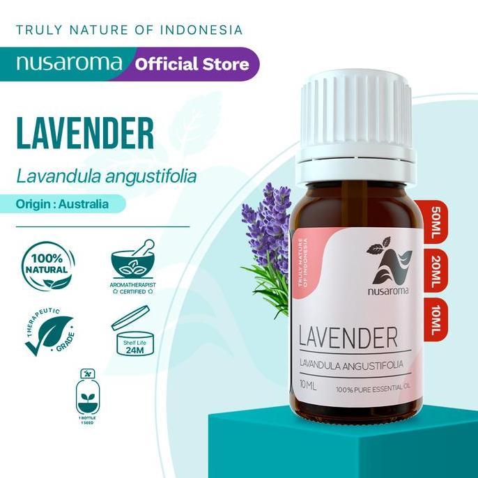 Nusaroma Lavender Essential Oil - Essential Oil Aromatherapy Minyak Aromaterapi Lavender