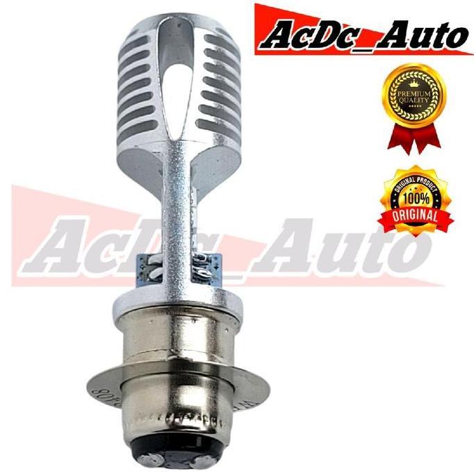 Promo Lampu Depan Motor Honda Blade 110 LED Putih Ac/Dc Pengganti Dop/Bohlam Standart WrT19 Diskon