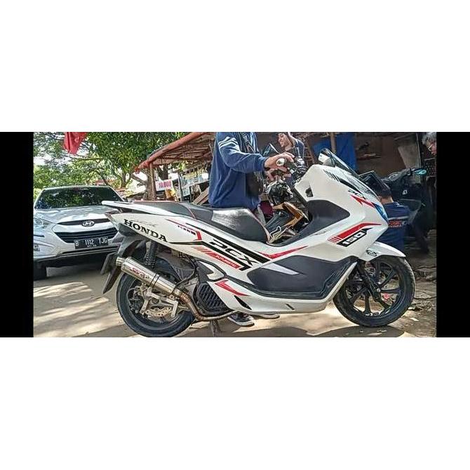 KNALPOT SKR RACING EXHAUST PCX 150. BEAT, SCOOPY, VARIO, NMAX, XRIDE
