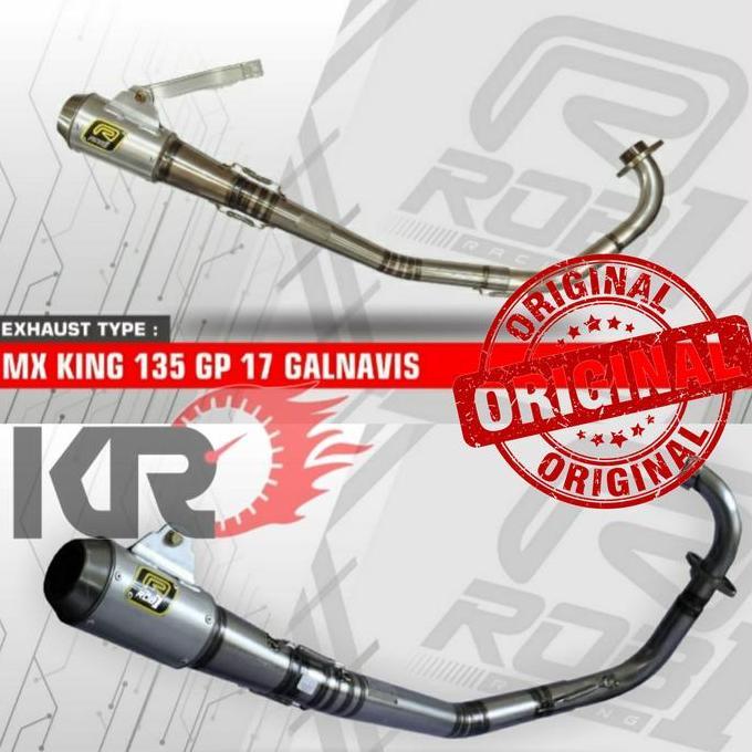 Knalpot Rob1 Galvanish GP17 MX King 100% Orinal