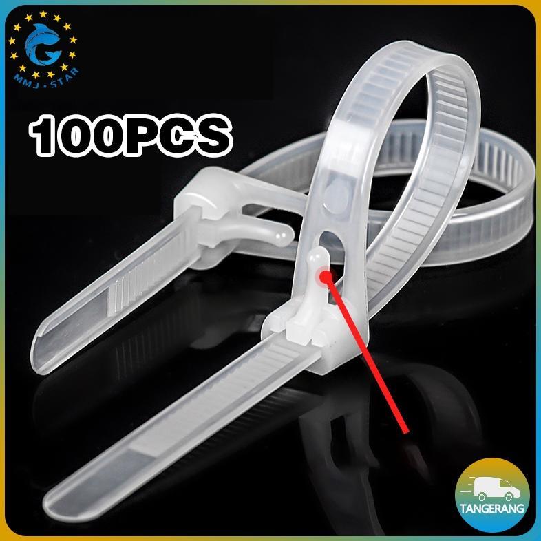 100 PcsReusable Cable Ties/Releasable Kabel Tis/Kabel Ties Reusable/Nylon Cable Tie Reusable Termura