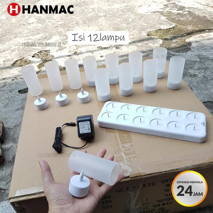 Lampu Lilin Led Elektrik Charger Lampu Tidur Lampu Bar Hias Pesta