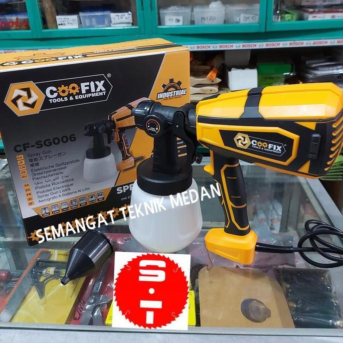 CF-SG006 SPRAY GUN LISTRIK SEMPROTAN ANGIN CAT TEMBAGA COOFIX SG006 ORIGINAL DAN TERPERCAYA