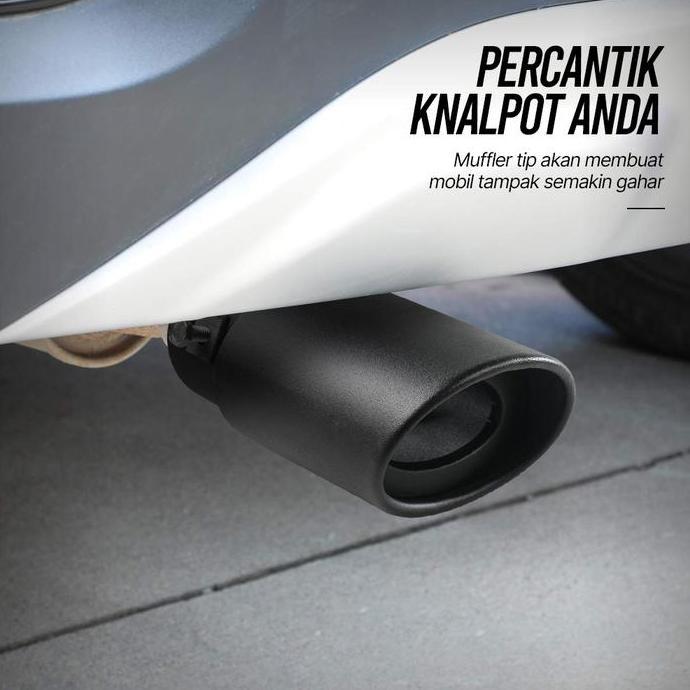 Promo Variasi Ujung Knalpot Racing Mobil Car 1 Lubang Pipa Ekor Hole Outlet Car Exhaust Stainless St