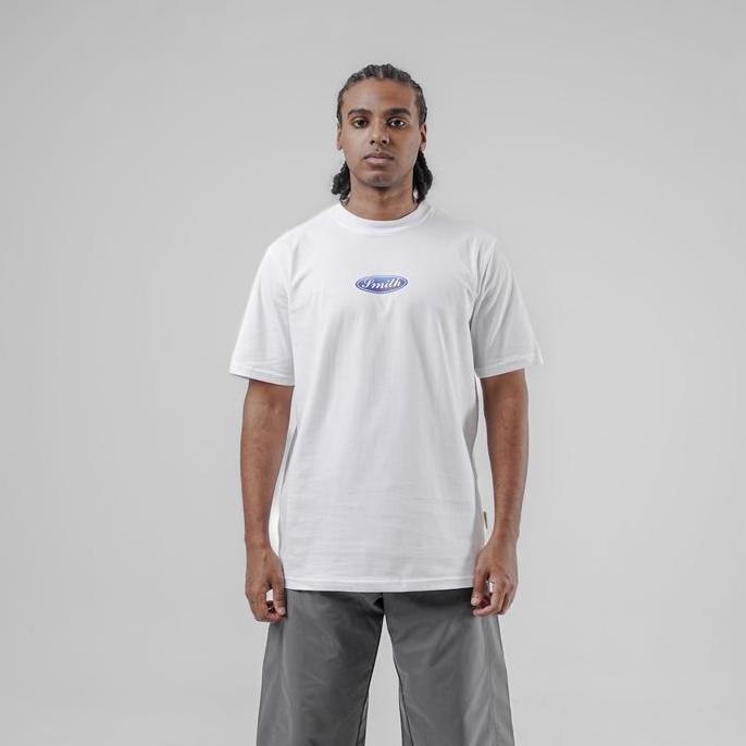 House Of Smith T Shirt Smith Motor Tshirt White - Kaos Pria Lengan Pendek
