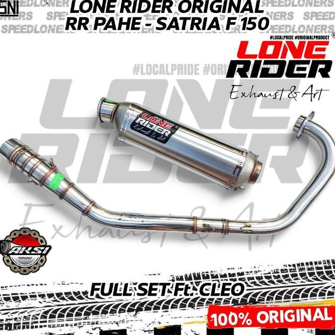 LONE RIDER ORINAL Knalpot Satria Fu 150 RR Pahe Full System
