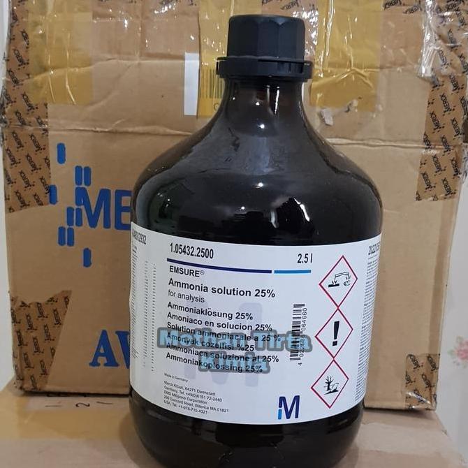 TERLARIS AMONIA SOLUTION 25% || AMONIAK 25% MERCK