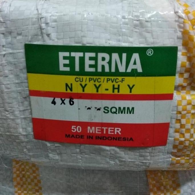 Murah kabel serabut nyy hy NYYHY 4x6 m Eterna NYYHY 4x6 mm KHUSUS GOSEND jualkabeldan844 Ayo Order