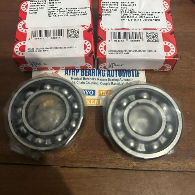 Promo Bearing 6205 C3 6304 C3 Fag Bearing Set Kruk As Rx-King,Rzr,Rxz Jupiter Z Vega R Yt 115 Suzuki