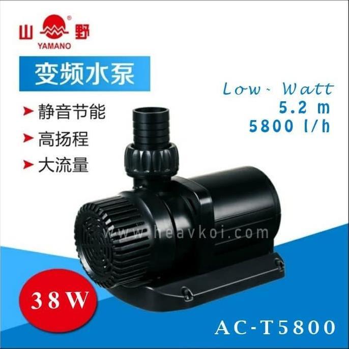 yamano AC-T5800 act 5800 act5800 submersible pump / pompa celup kolam