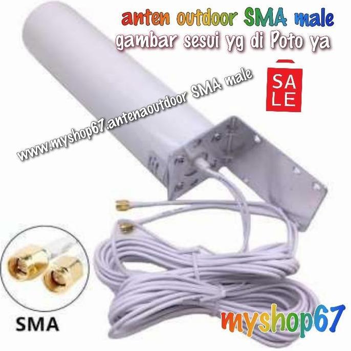 IHDADI Antena Modem Huawei 3G/4G Outdoor Konektor SMA Male