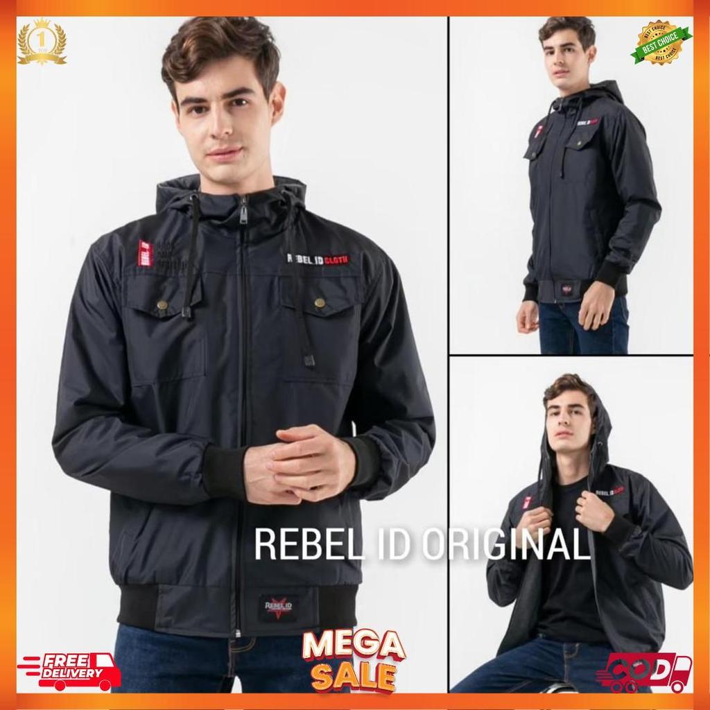 JAKET PRIA ANTI AIR / ELEGANT DESIGN OF SEMI PARKA BY REBEL ID / JAKET SEMI PARKA [J3]