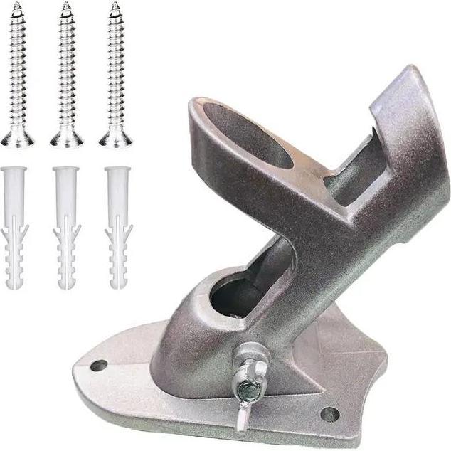 Bracket Tiang Bendera Holder Tiang Bendera Dinding Dudukan Tiang Bendera Aluminium