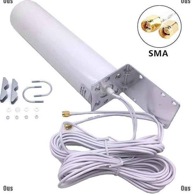 IHDADI Antena Modem 4G LTE Outdoor Plug-SMA MALE / Penguat signal