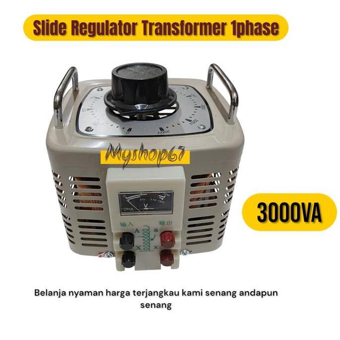 IHDADI Slide Regulator Transformer 3000VA / Transformer Regulator Slide 3000VA